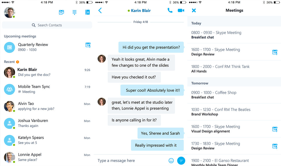 Skype for Business iOS app is available with new features. How to get it 2